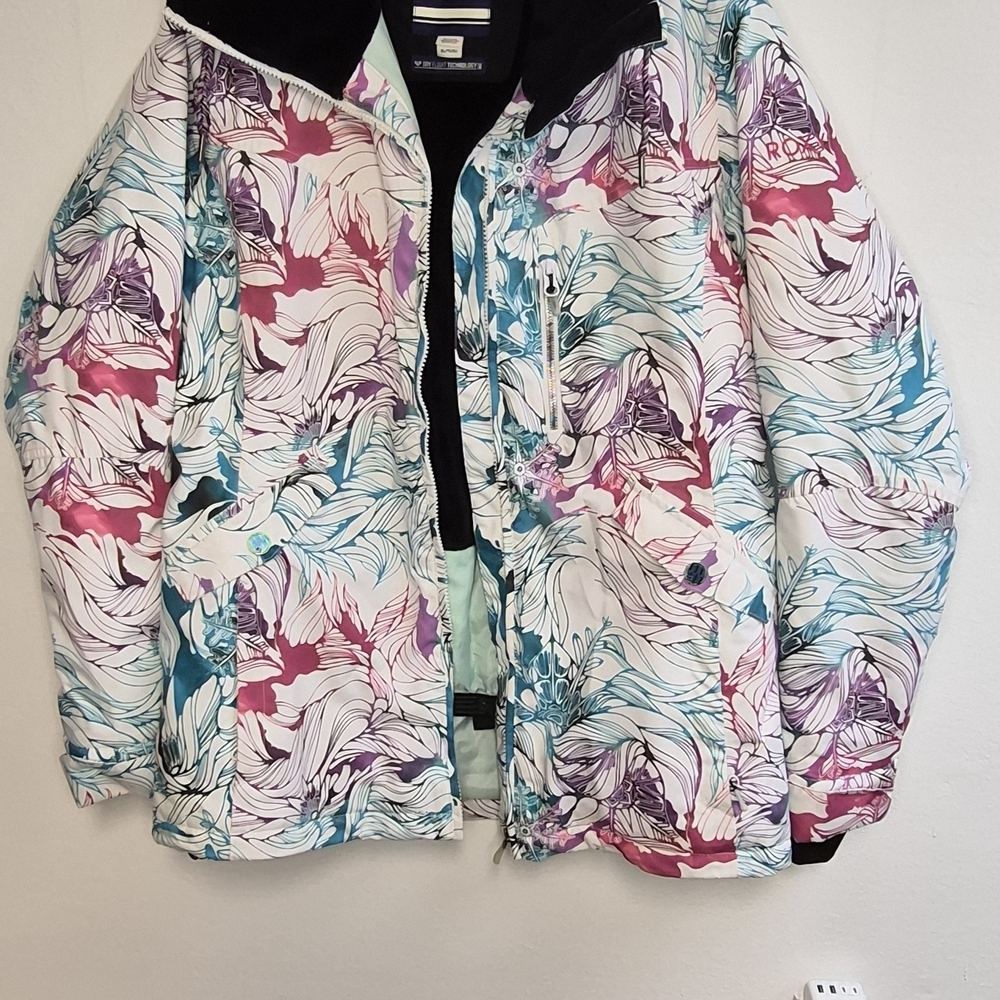 Roxy Women's Colorful Floral Ski Snowboard Jacket